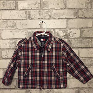 Tommy Hilfiger Boy's Plaid Zip-Up Jacket Size 2